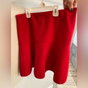 Max Mara Weekend Red Flare Skater Skirt size small